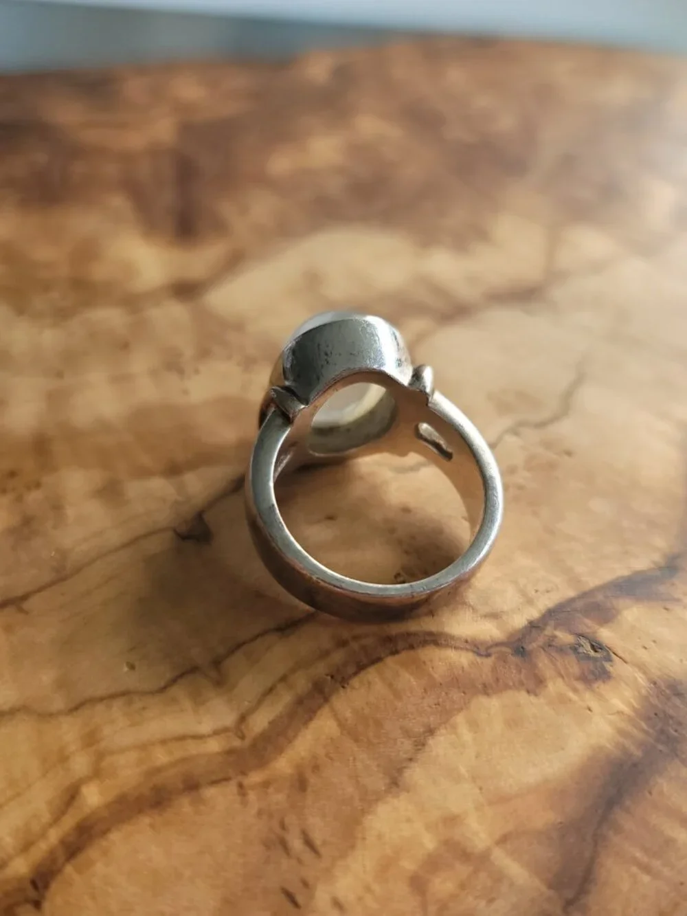 Vintage (1960s-70s) Opalite & Sterling Ring